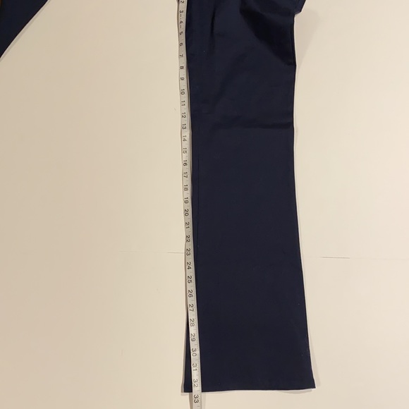 Lee Uniforms SZ 7 Juniors Low Rise Bootcut Navy Pants New D23 - Picture 9 of 13